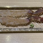 銀座 結絆 - 松葉蟹の昆布だし氷締め