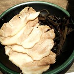 一蘭 - チャーシュー￥250 きくらげ￥120