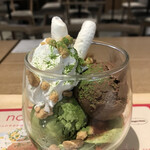 ナナズグリーンティー - nana's valentine９７０円。抹茶とチョコの組み合わせに、いちごと生クリームが良い仕事をしています（╹◡╹）