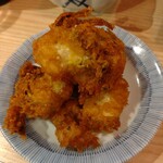 立呑み晩杯屋  - カニの唐揚げ