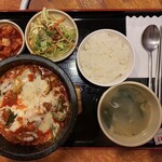 韓国家庭料理 扶餘 - ★チーズダッカルビ定食（980円税込）★