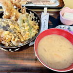 Shimura - 海老天丼1600円