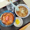 Ajino Yamabiko - 相盛り丼セット（小ラーメンは醤油で）