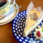 珈琲倶楽部　Raizo - ユズキのチーズケーキ　有機栽培ガラパゴス