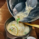豚白湯創作麺処 友池 - 追い炊きリゾット
