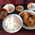 台湾料理 吉祥 - 料理写真:豚肉と玉子とキクラゲ炒め
