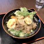 ひなたうどん - 肉野菜天そば 700円(税込)