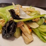 中華料理 慶華楼 - あさりと青梗菜炒め