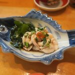 よし寿司 - おとおしのタラキクポン酢