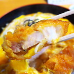 Tonkatsu Kogane - 肉質はクセがなく、食感も良し。トッピングされた海苔の香りも効いている