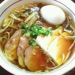 らあめん サンド - 鶏そば（チャーシュー増し・味玉トッピング）