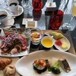 ジョバーノ - 朝ご飯はセットで提供されました