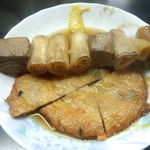 上田温酒場 - 鮪の葱間と平天