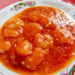 中国料理 雪梅 - エビチリランチ　おかず大盛