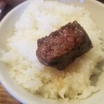 ステーキ食堂 肉の番人 - 乗せてみた