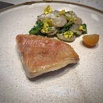 eos - 金目鯛　菜花　煮干