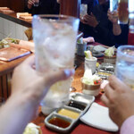 串かつ あーぼん - 乾杯