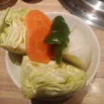 けむり家 - サービスの焼野菜