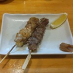 居酒屋 我が家 - もも　143円＋砂肝　143円