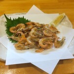 居酒屋 我が家 - 川えび揚げ　495円