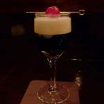 バー アトリウムギンザ - エンジェルズ・ティップ。クレームドカカオと生クリームで作るデザートカクテル