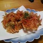 琴菊 - 桜海老のかき揚げ