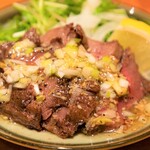 Iroha's famous grilled Cow tongue! Green onion salted Cow tongue