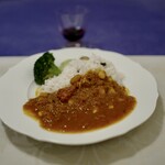 KINOKUNIYA - ダル(daal 豆スープ) バート(bhaat ご飯) 完成