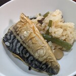 釜寅 - 焼きさば釜飯