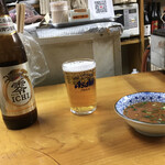 ホルモン寿屋 - タレはタップリ！味噌ダレ