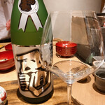 温石 - 初亀の二年熟成の純米大吟醸、亀、です。年始にしか出てきません。