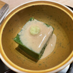 二代目 鮓 桂田 - ほうれん草の豆腐　胡麻ダレ