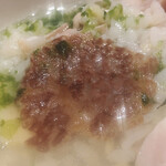 温石 - シンシンの端っこ部位。最初はおこげかと思いました