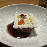 メゾン ケイ - とらやの餡子は用いたデザートは和洋折衷の逸品でした。