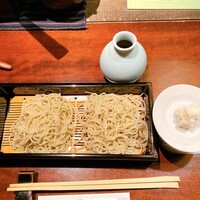 蕎麦懐石 無庵 - 素晴らしく美味いせいろ。辛み大根と共に。