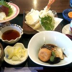 魚梅 - 和膳  天ぷら盛り合わせ￥1280