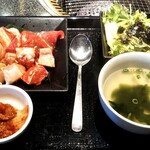 Jukusei Yakiniku Ichiban - 日替わりボリュームランチ￥1089