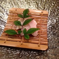 寿司英 - 穴子の洗い 梅肉添え