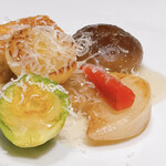 傳火 鉄板焼 - 焼き野菜