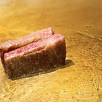 傳火 鉄板焼 - 佐賀牛サーロインステーキ