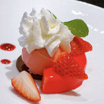 傳火 鉄板焼 - 食後デザート