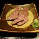 レストラン酢重正之 - 牛レバーのたたき８１０円