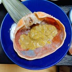 てり吉 - 濃厚な蟹味噌を炙ります❤️