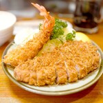 Maruichi - とんかつ定食170ｇ1700円+海老フライ1200円