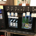 地酒・立ち呑み 酒母や - ポン酒マシン