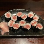 魚金寿司 すゞ木 - トロ巻き