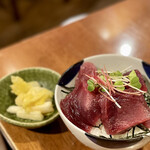 手打うどん あかう - まぐろ丼(480円)