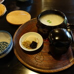 瓢亭 - おかゆと香の物