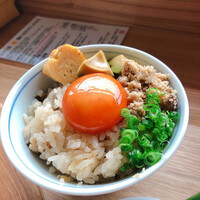 麺屋割ぽう ツクリ茸 - かしわ飯