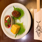 しび - また違う時に伺った際の1品目。マグロのマリネみたいなのがサッパリで美味しかった